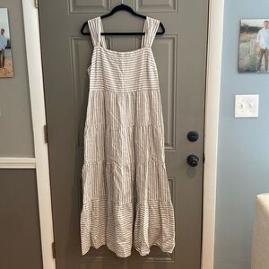 Madewell Striped Layered Dress